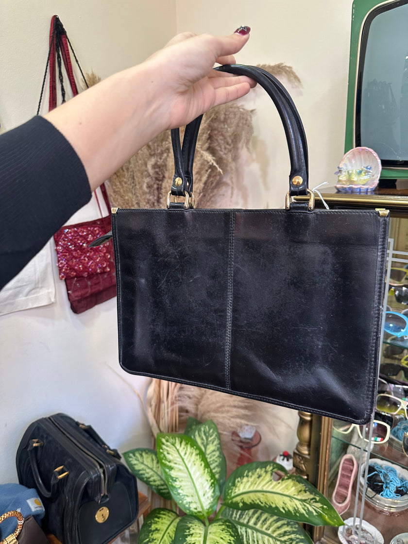 Vintage black handbag