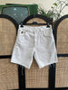 Vintage white high waisted denim shorts