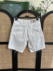 Vintage white high waisted denim shorts
