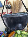 Vintage leather cross body bag