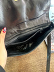 Vintage leather cross body bag