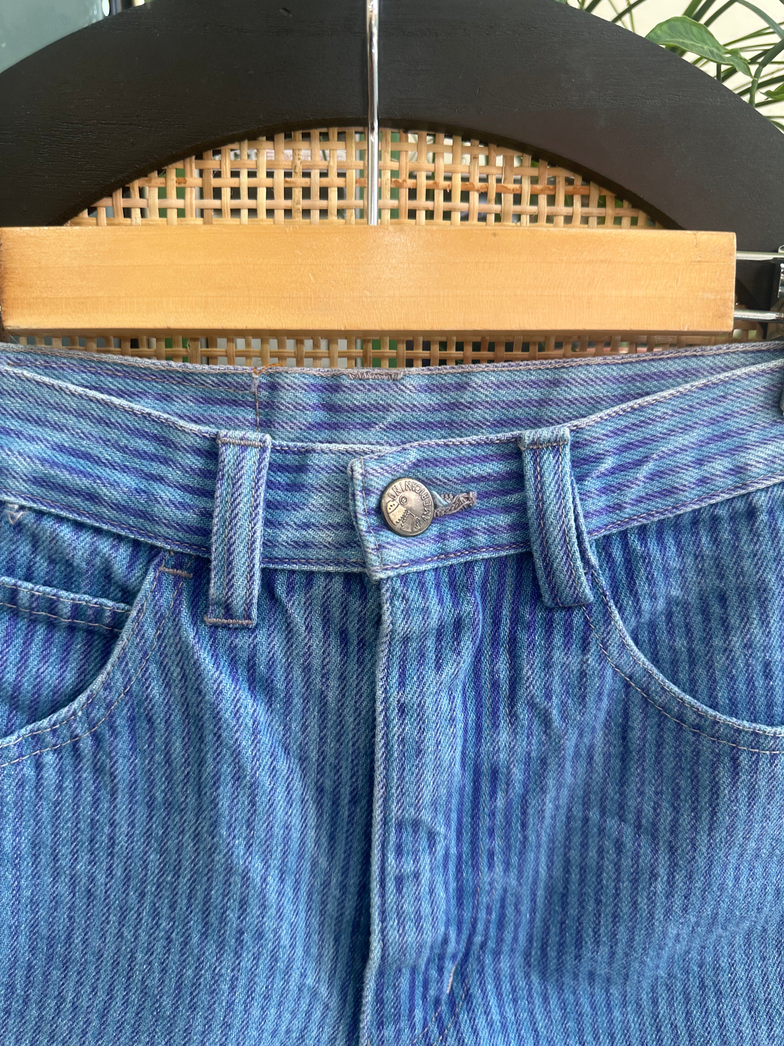 Vintage Americanino high waisted striped shorts