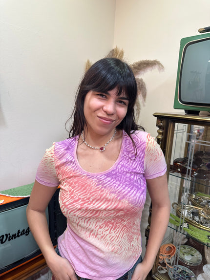 Super cute semi see-through top