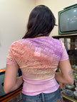 Super cute semi see-through top