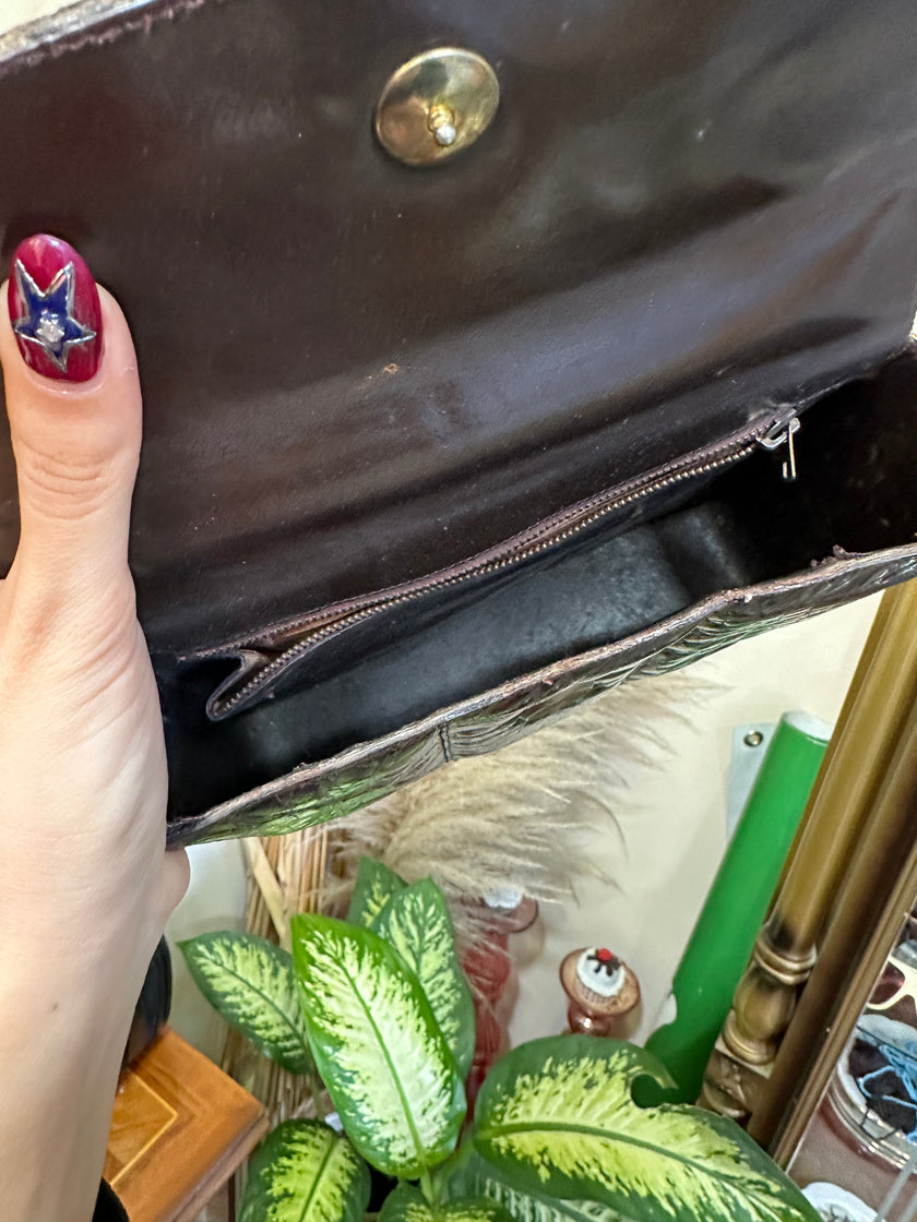 Vintage leather mini bag