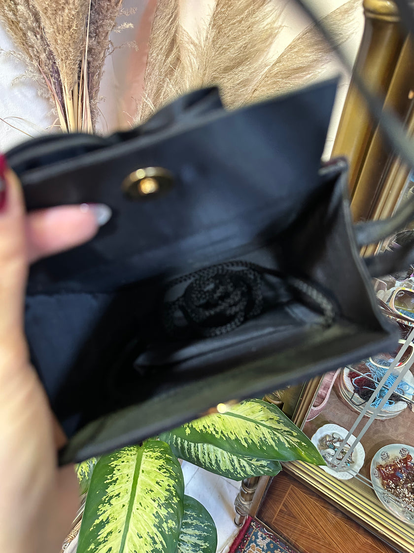 Super cute velvet structured mini handbag with cross body strap