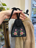 Stunning Antique-Inspired Beaded Purse with Flowers