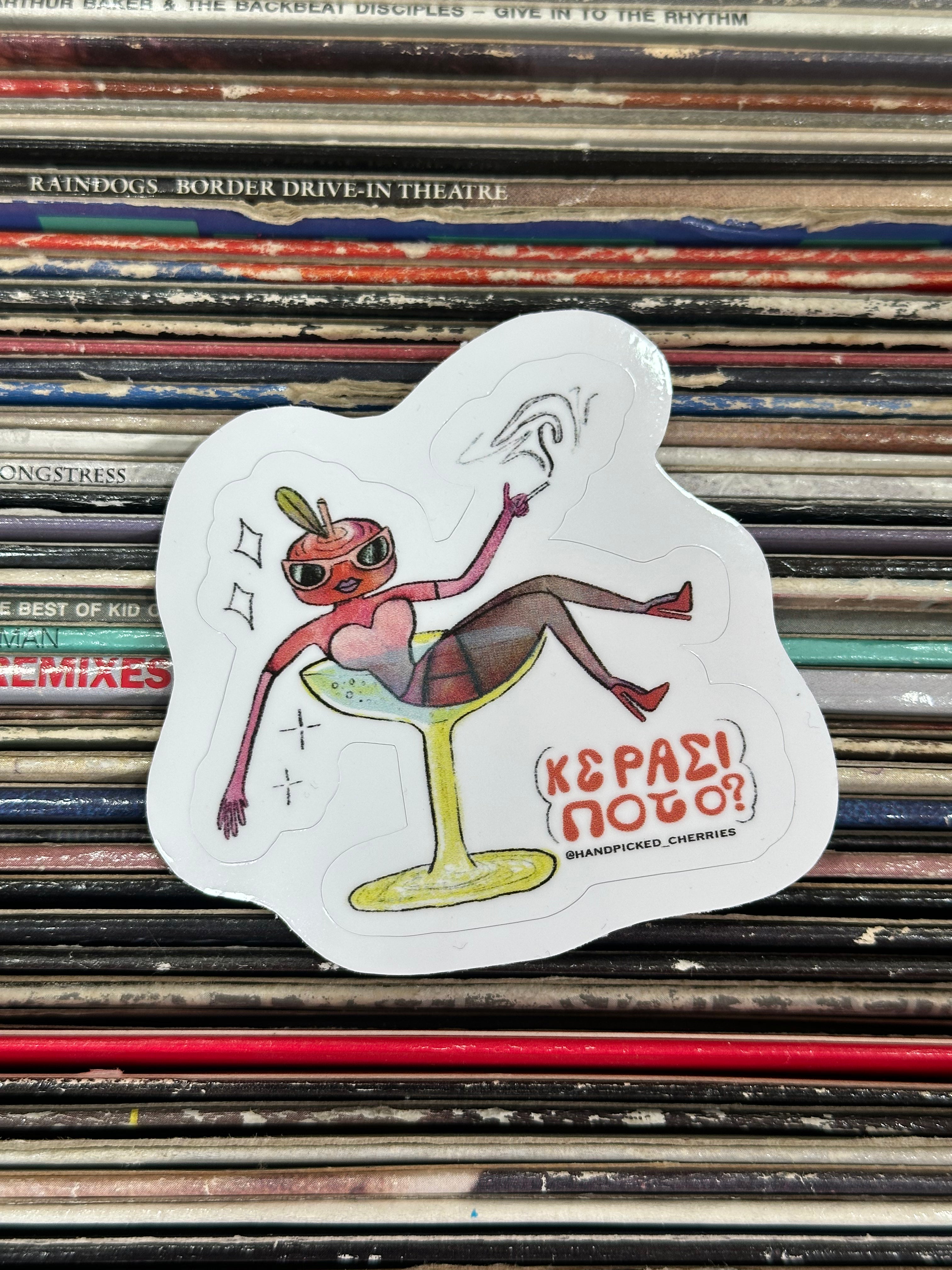 Κεράσι ποτό; Sticker