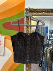 Street One dark brown velvet corset (L/XL)