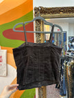 Street One dark brown velvet corset (L/XL)