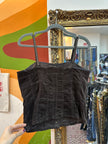 Street One dark brown velvet corset (L/XL)