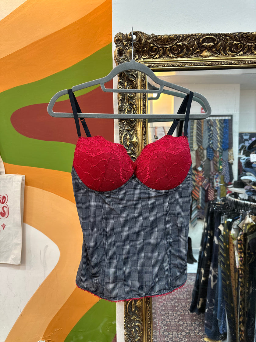 Intimissimi super hot corset top with see-through back (80C)