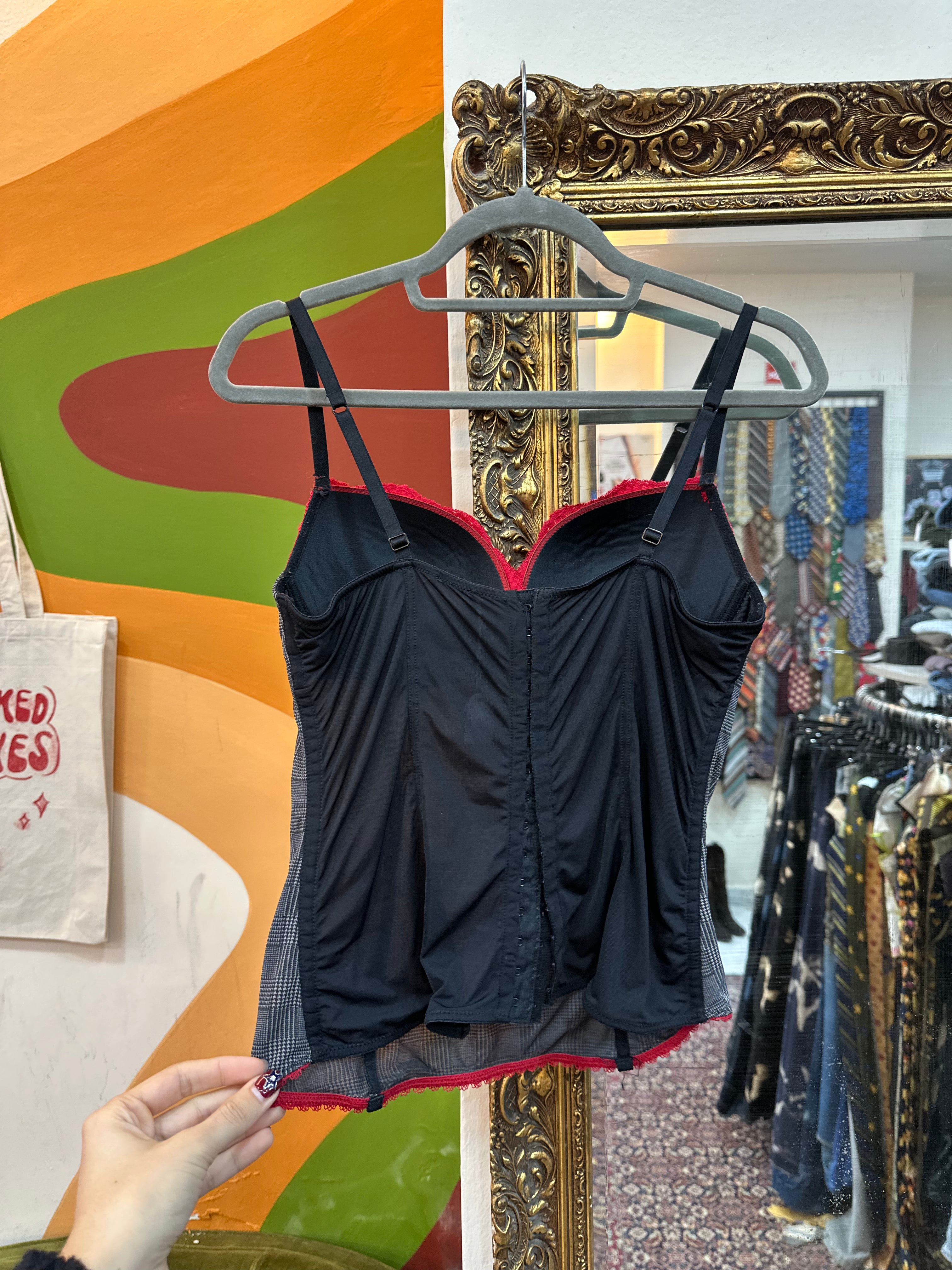 Intimissimi super hot corset top with see-through back (80C)