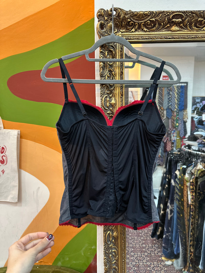 Intimissimi super hot corset top with see-through back (80C)