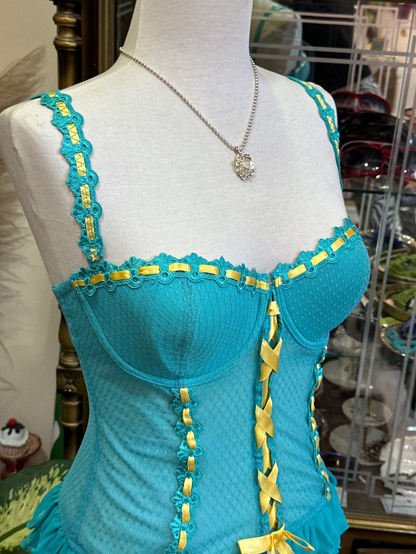 Beautiful lacy corset top (S/M)