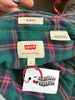 Levi’s flannel shirt (100% cotton)