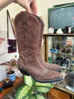 Vintage genuine leather cowboy boots (35)