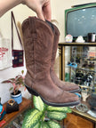 Vintage genuine leather cowboy boots (35)