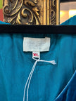 Vintage silk velvet top with bead detailing