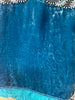 Vintage silk velvet top with bead detailing
