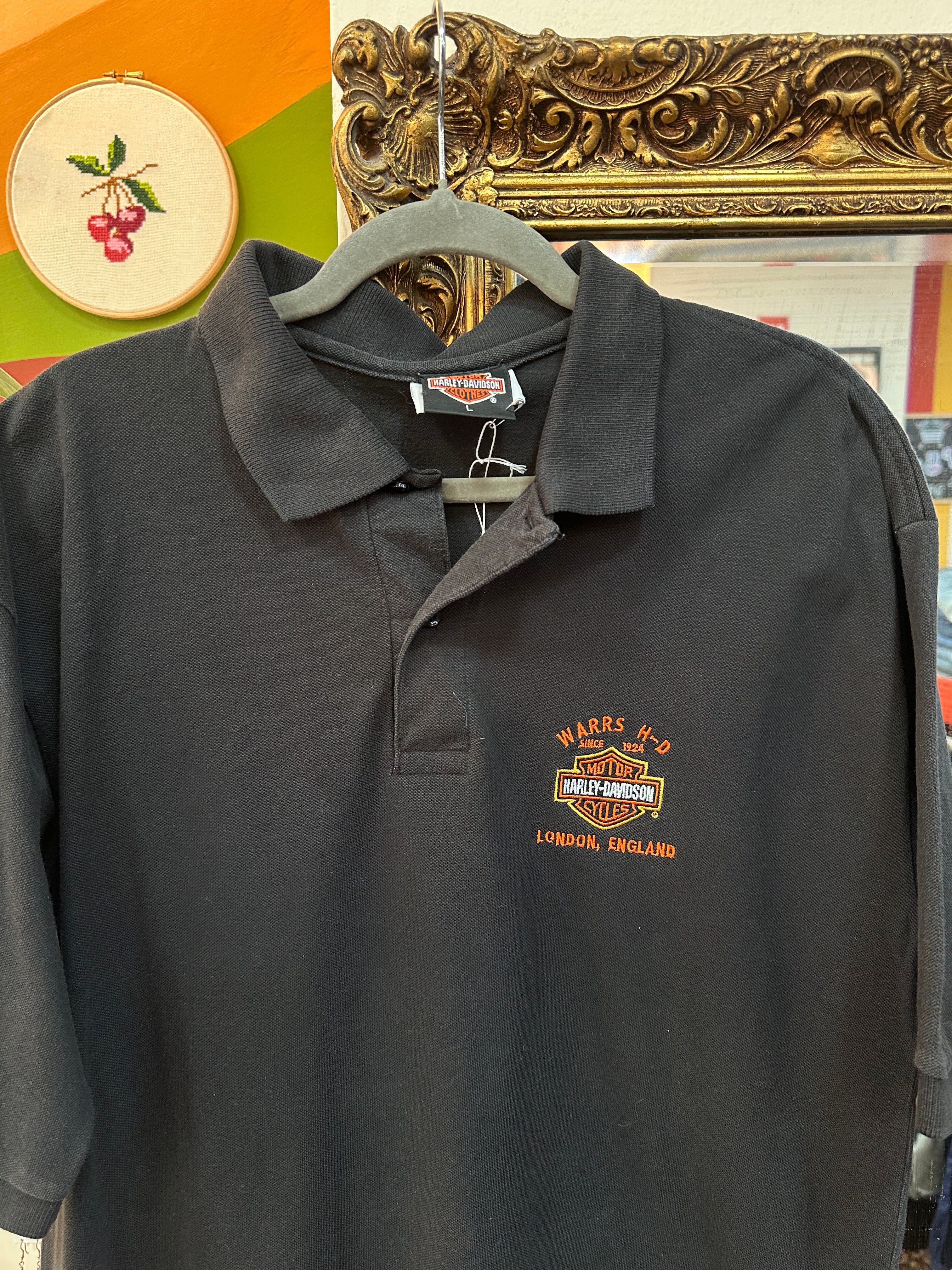 Harley Davidson polo T-shirt (L)
