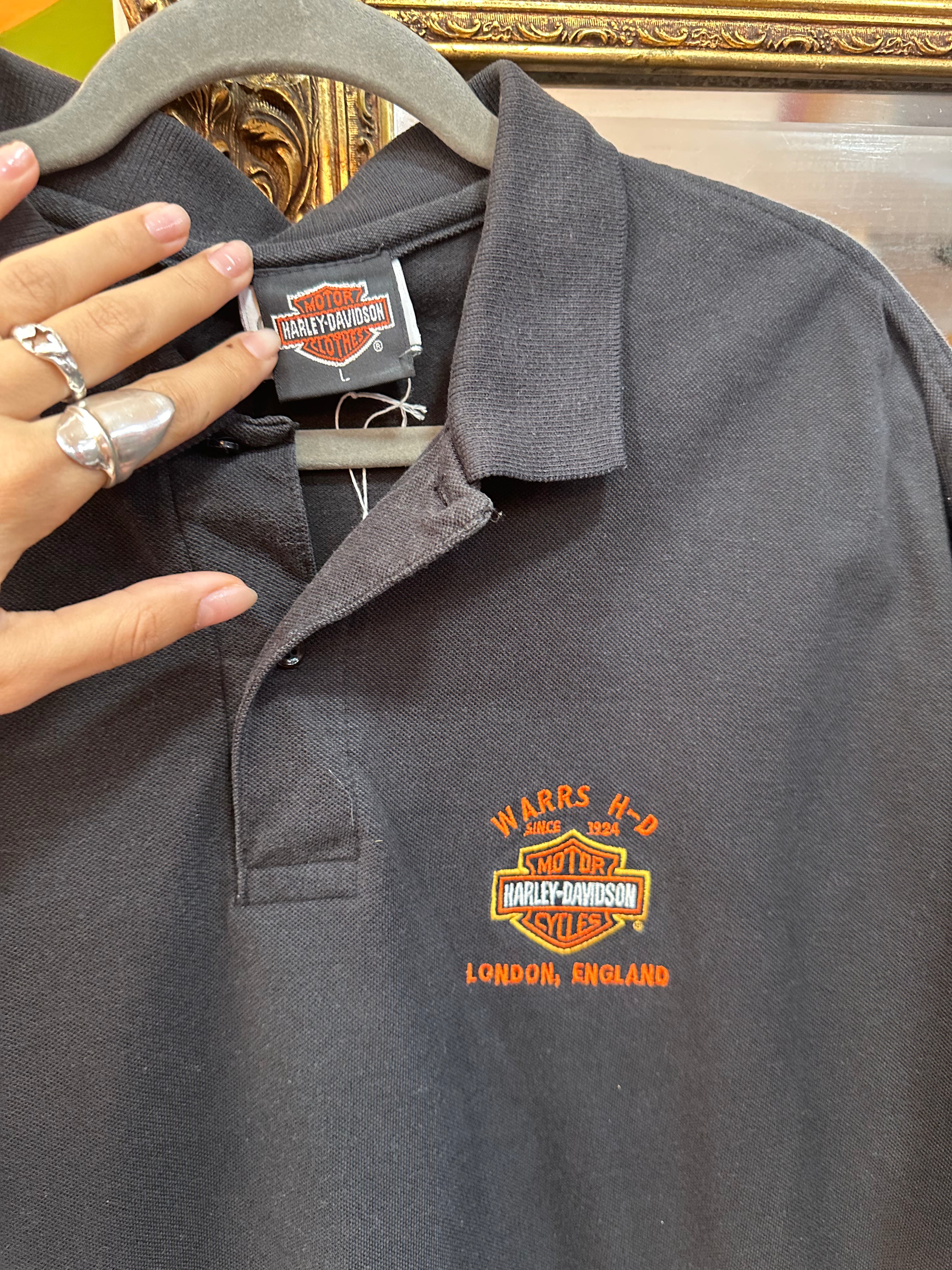 Harley Davidson polo T-shirt (L)