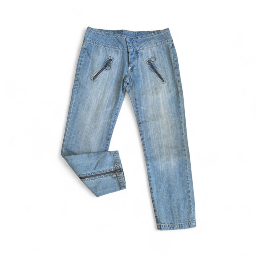 Super hot low waisted denim capris (S)