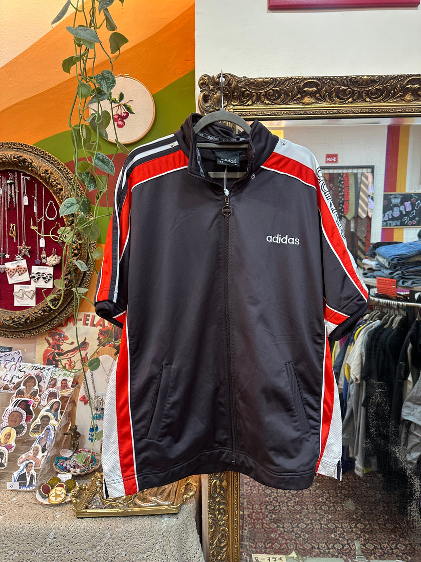 Adidas 90s D6 F180 short sleeve track jacket (M/L)