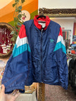 Vintage 90s Adidas retro Multicolot track jacket (L)