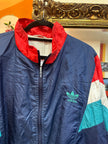 Vintage 90s Adidas retro Multicolot track jacket (L)