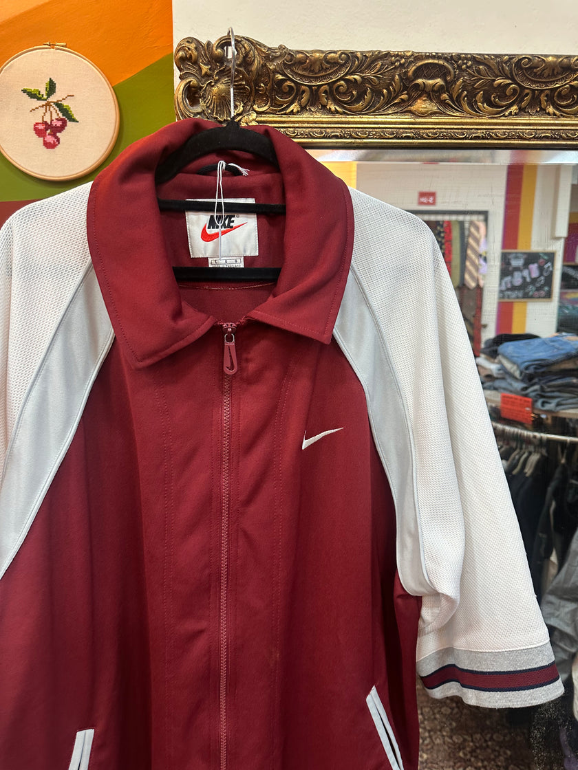 Nike short sleeve track jacket (L)