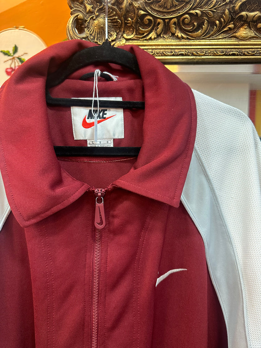 Nike short sleeve track jacket (L)