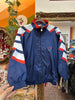 Vintage woman's multicolor track jacket (S)