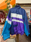Vintage multicolor track jacket (L)