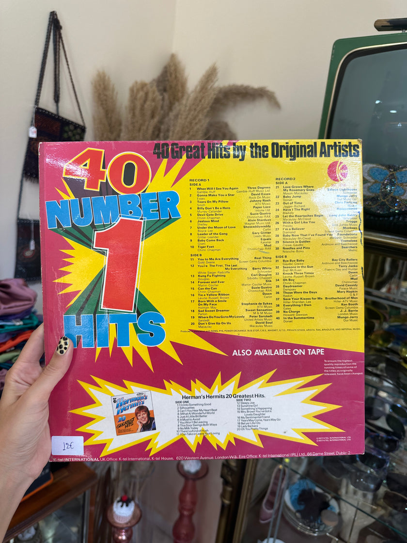 40 great hits by the original artists (2 records included)