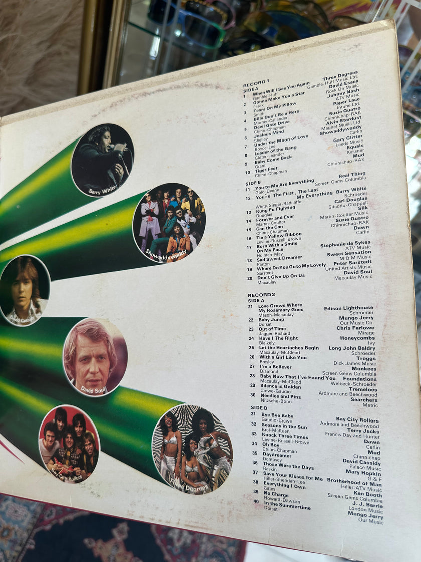 40 great hits by the original artists (2 records included)