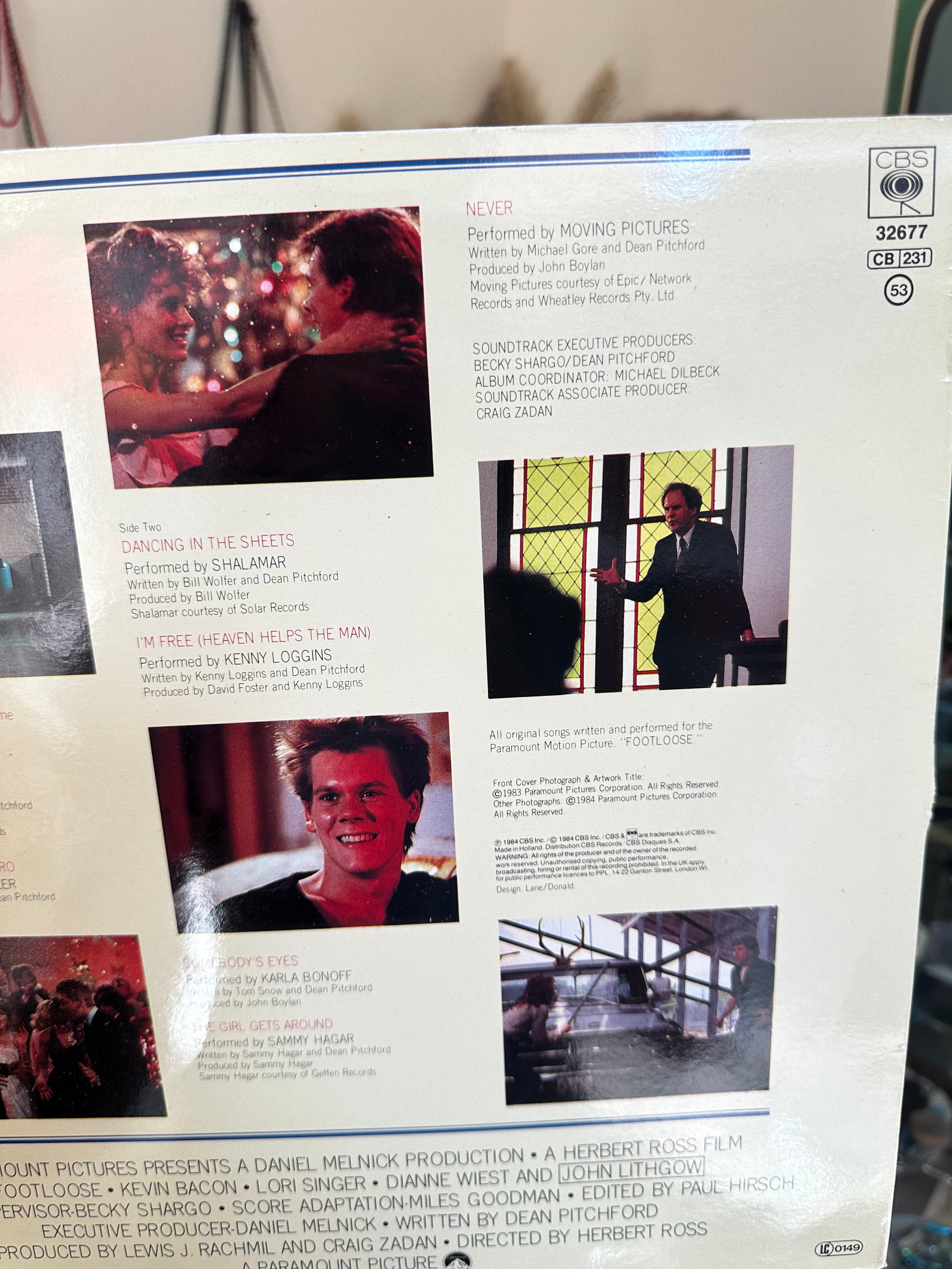 Footloose movie soundtrack vinyl