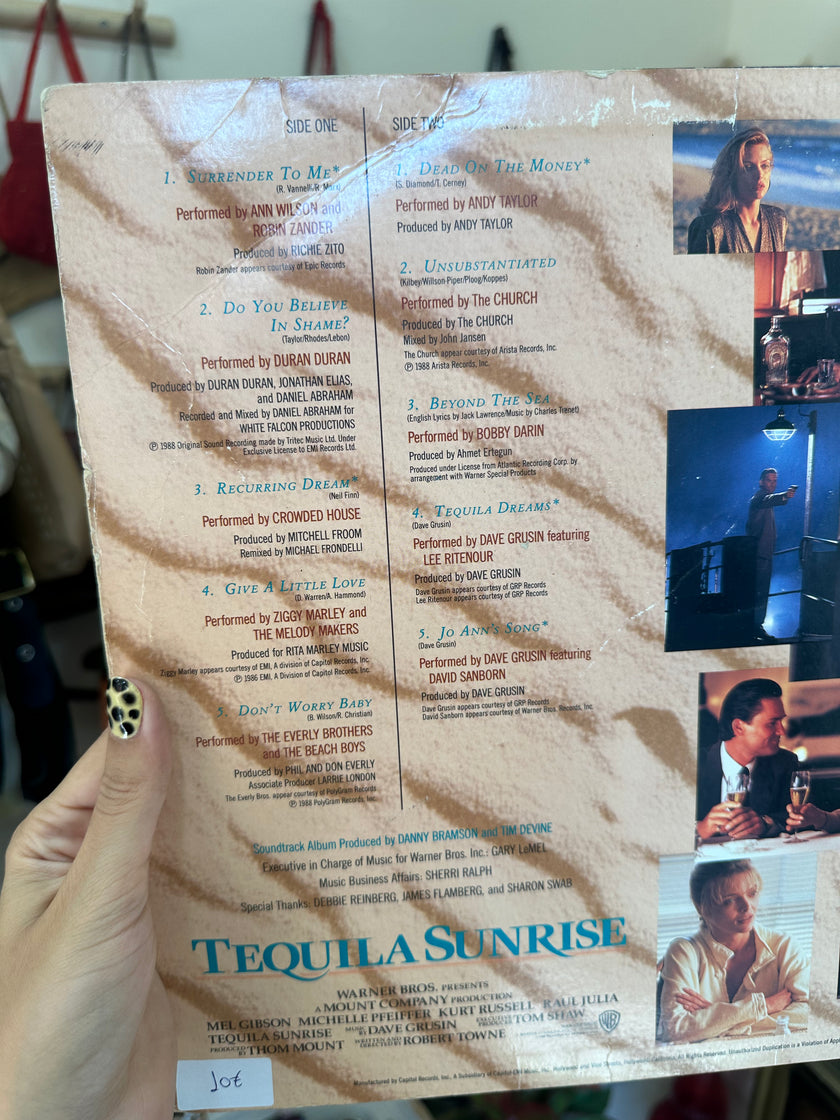 Tequila Sunrise soundtrack vinyl