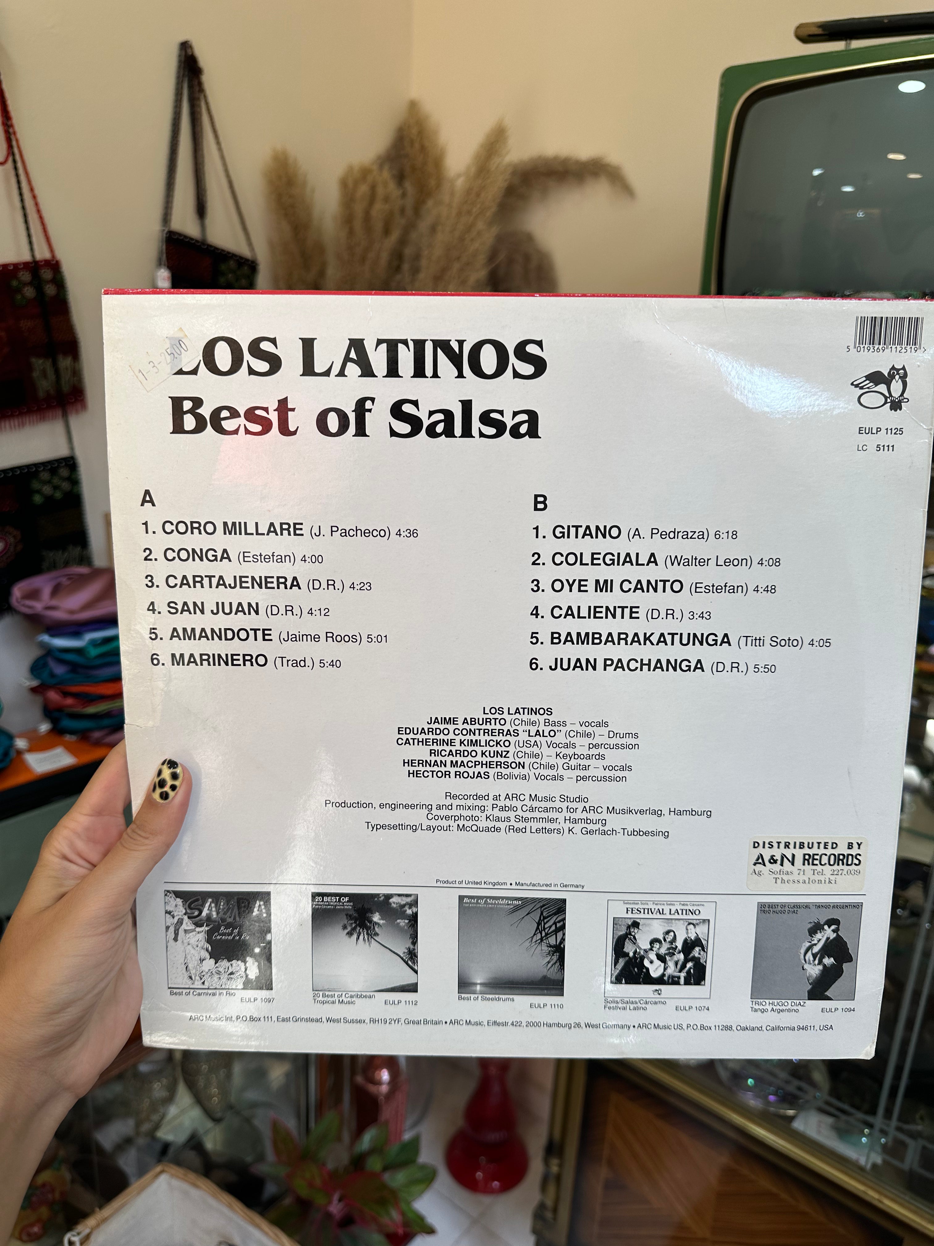 Los Latinos Best Salsa record