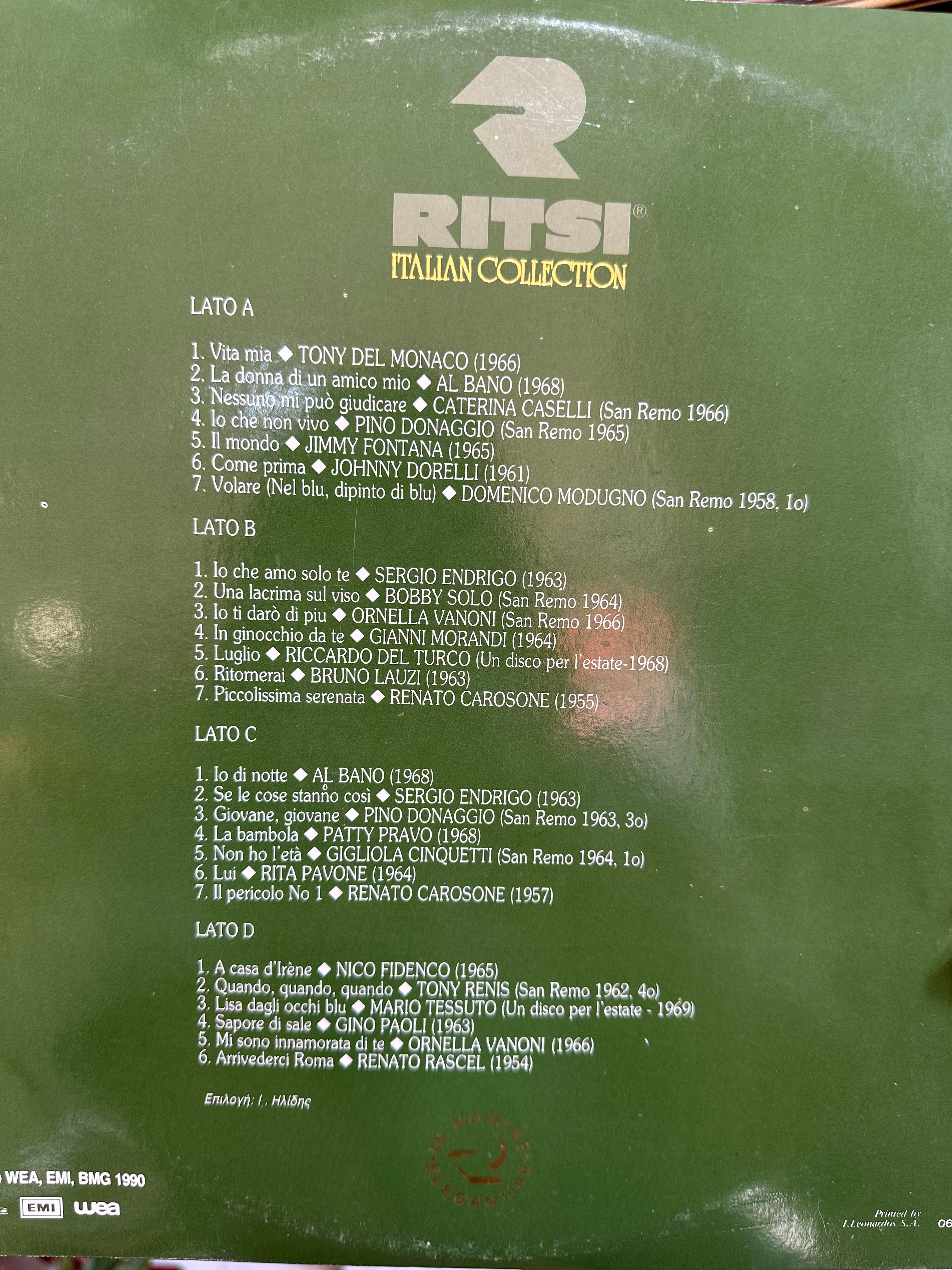 Ritsi Italian collection (2 records included)