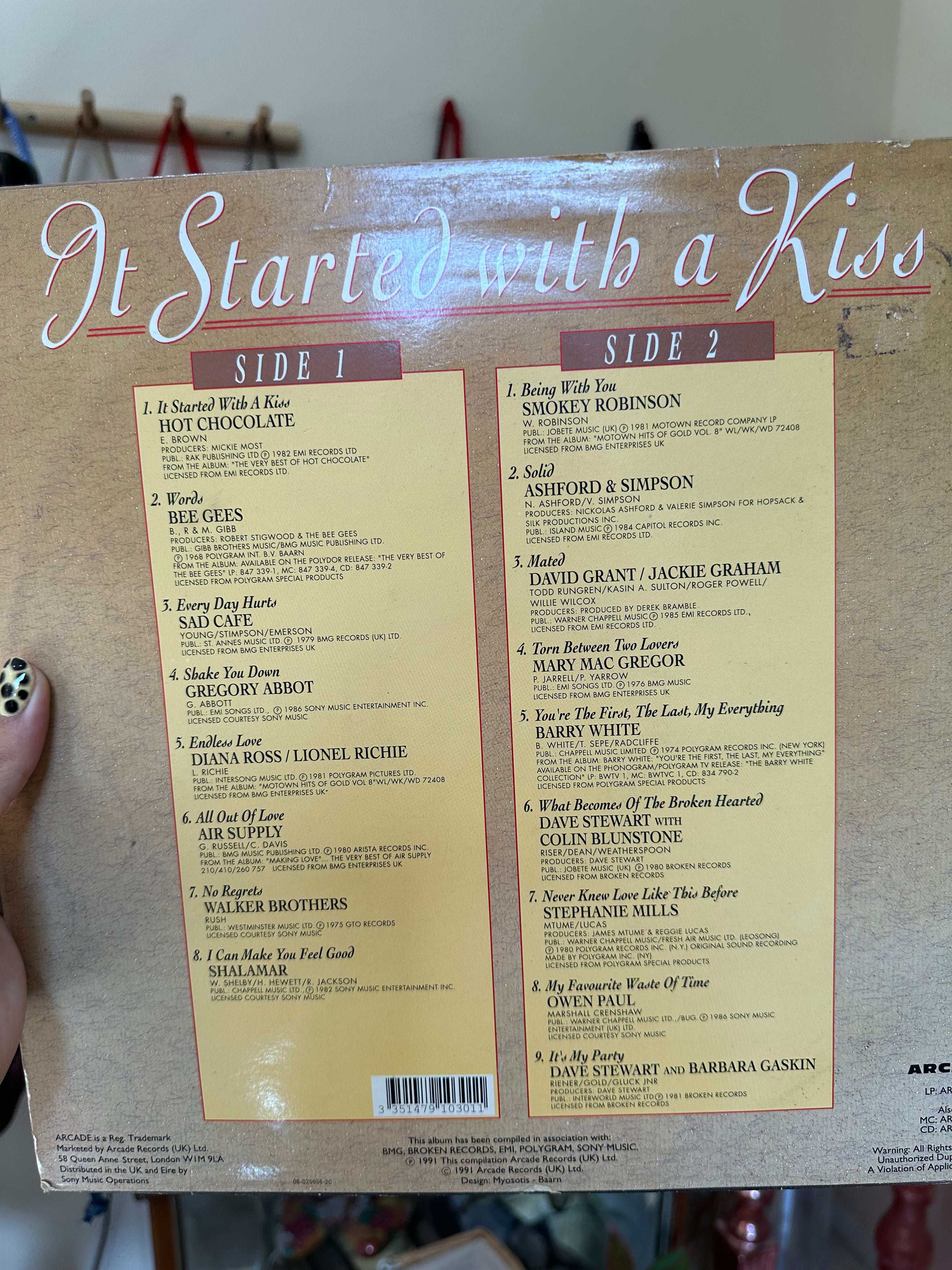 It started with a kiss, Arcade