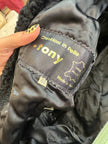 Vintage womens 80s shearling jacket