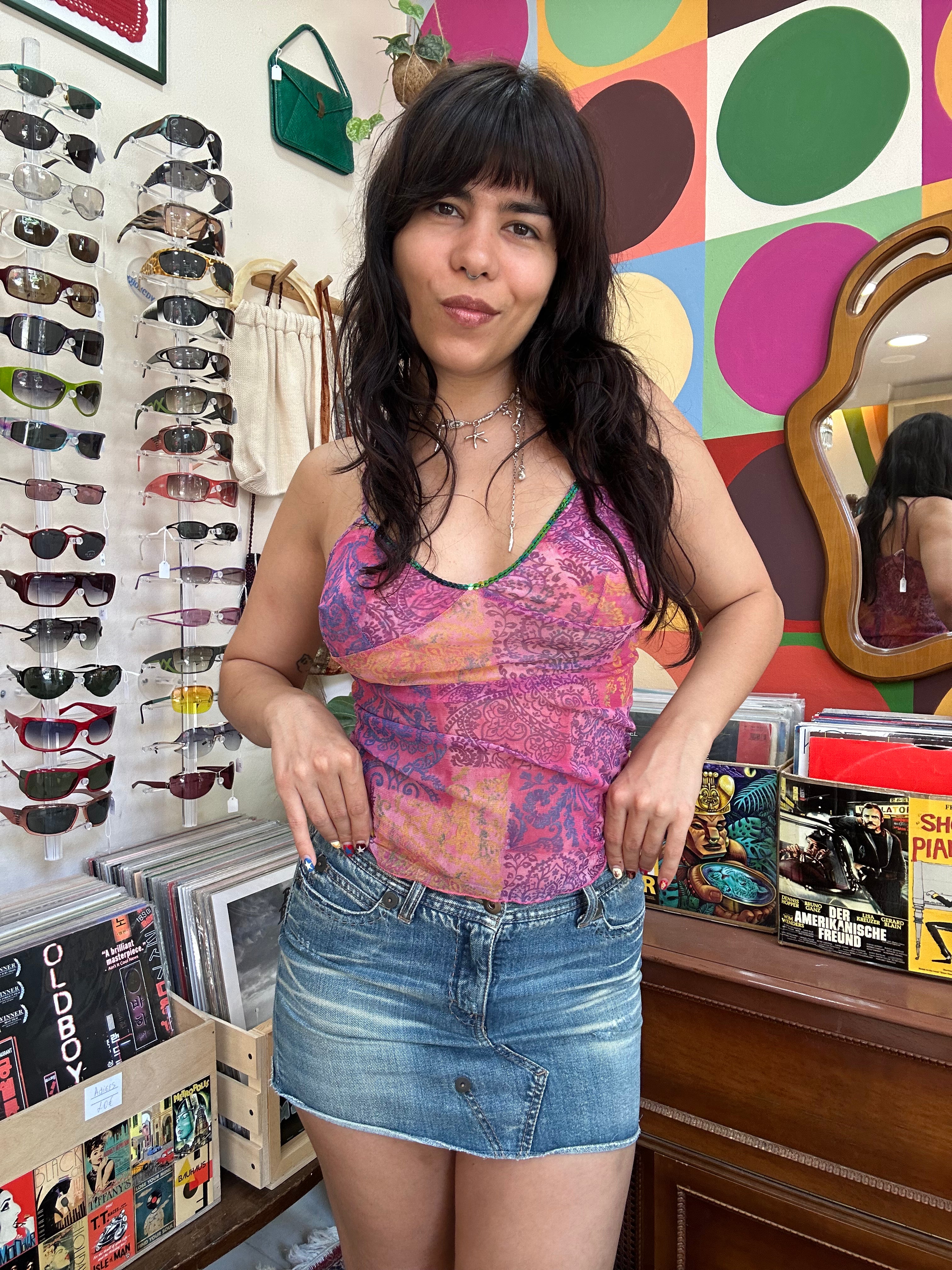 Stunning mesh top (S/L)