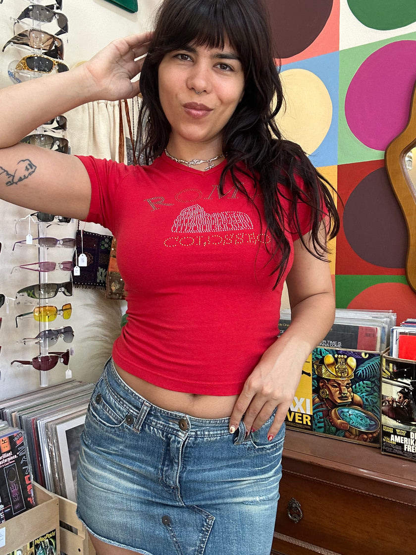 Vintage ROMA top (S/M)