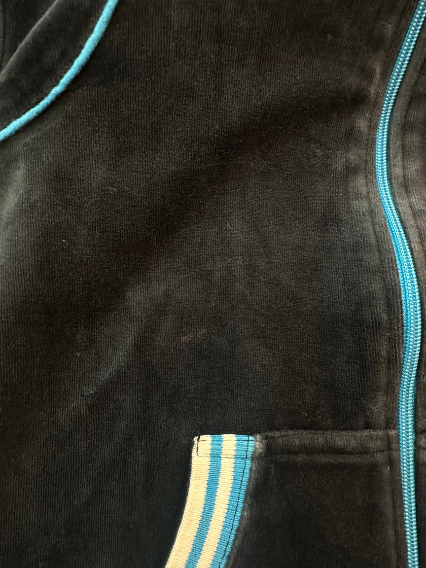 Kappa woman's velvet zip up (M)