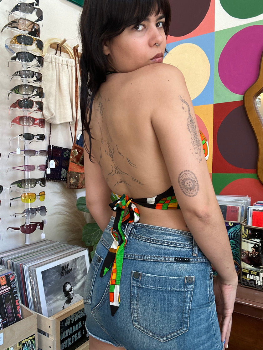 Stunning backless top (S/M)