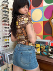 Stunning vintage patterned top (S/M)