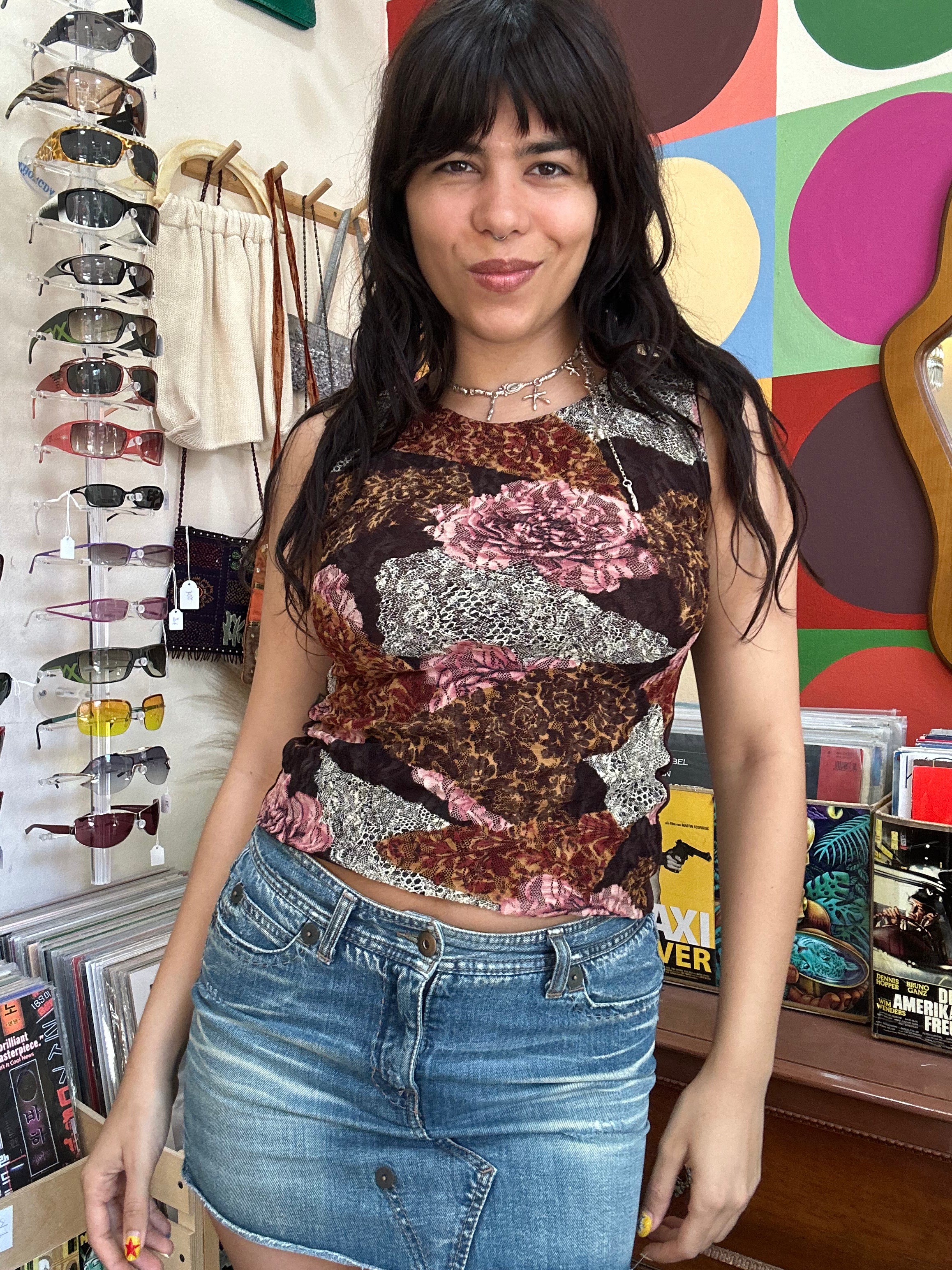 Super cute mesh top (S/L)