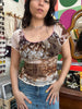 Super cute mesh top (S/M)