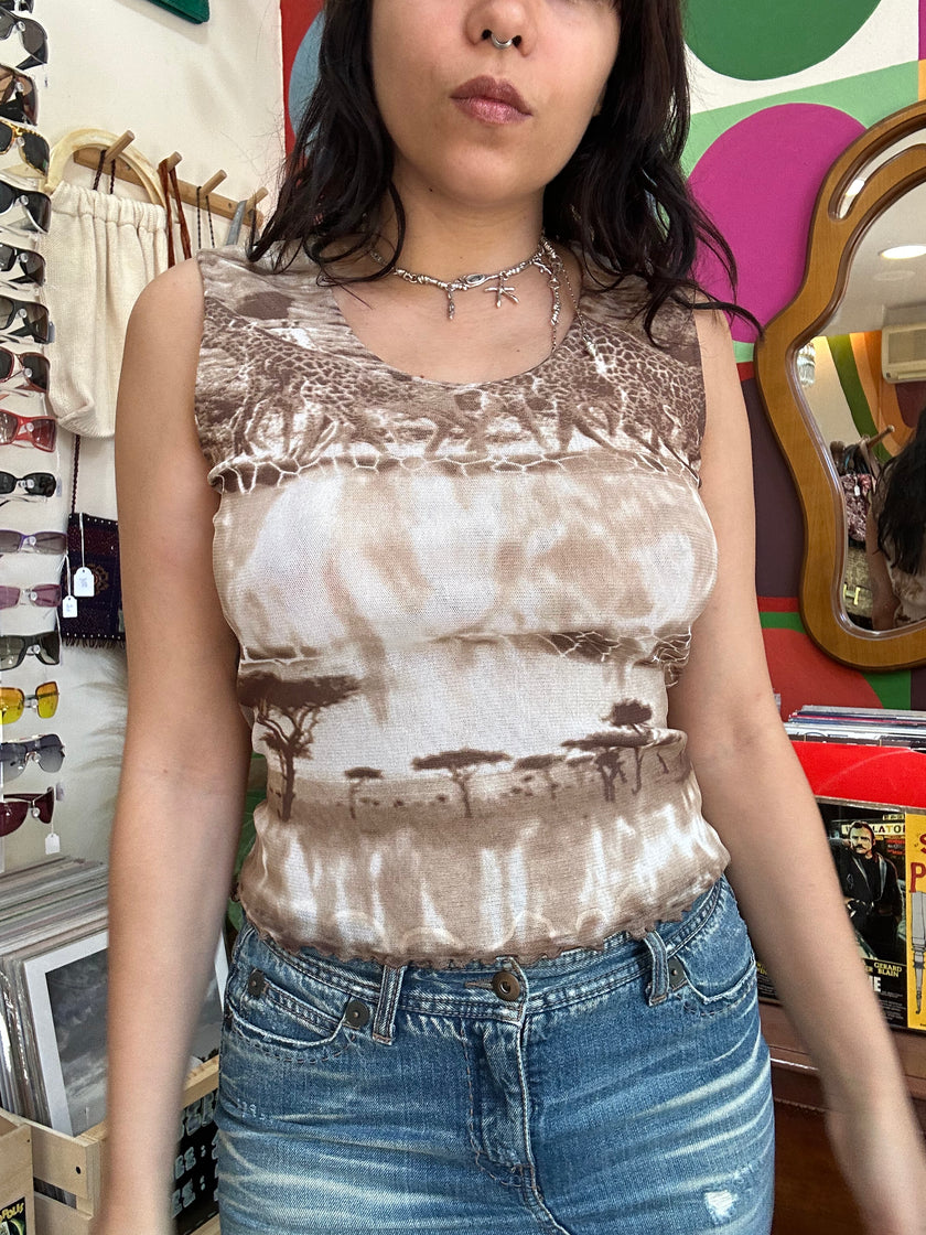 Vintage mesh top (M/XL)